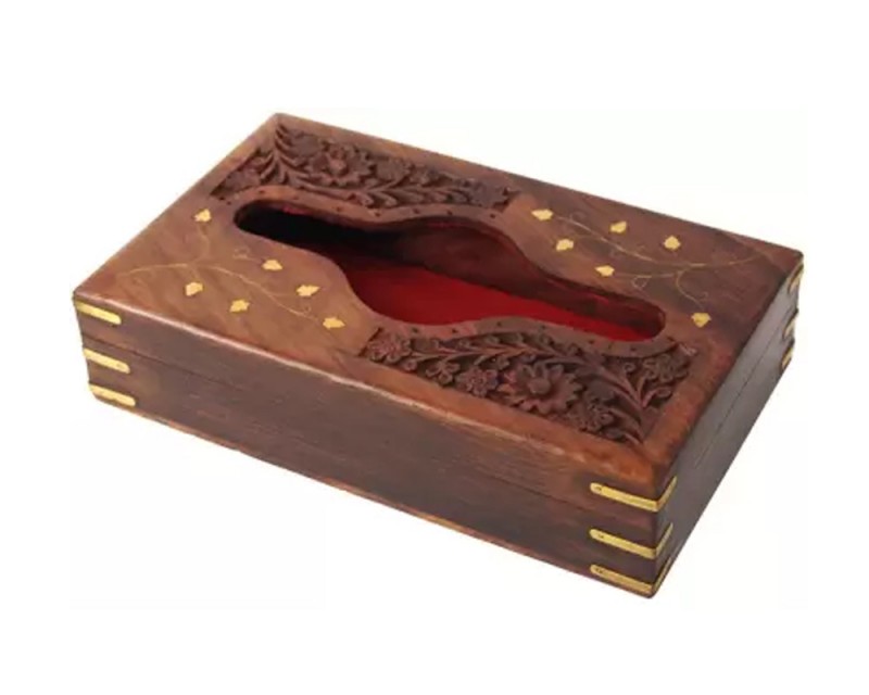 Wooden napkin holder