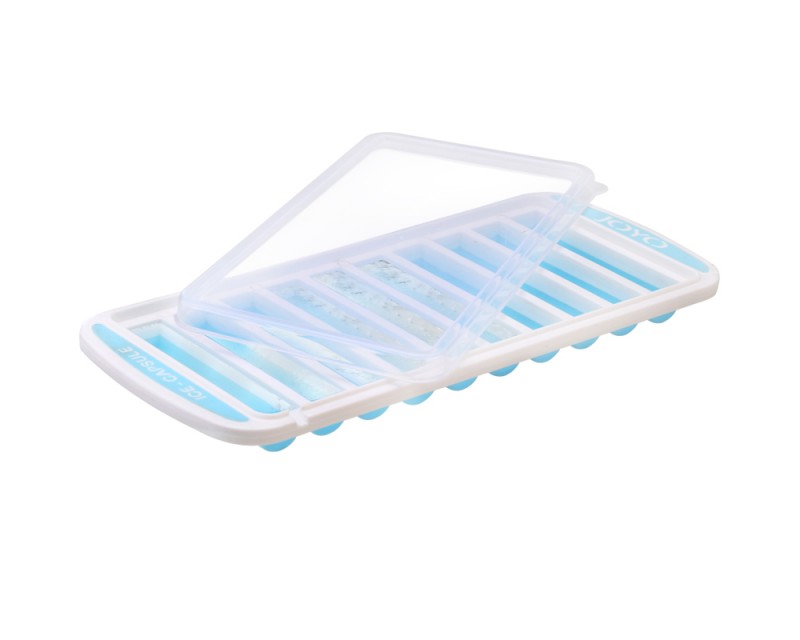 ঢাকনা সহ ক্যাপসুল পপ আপ আইস ট্রে