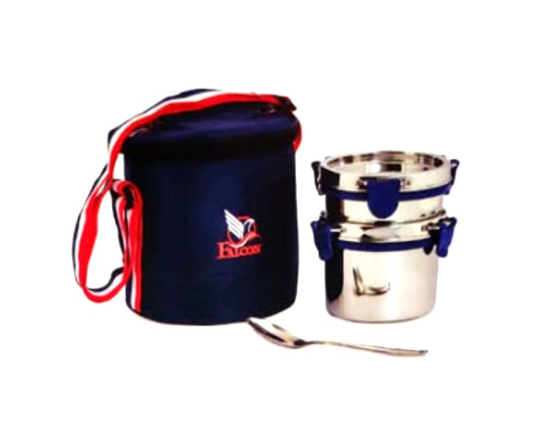 Falcon Steel Tiffin 1p - 200ml-450ml-1p