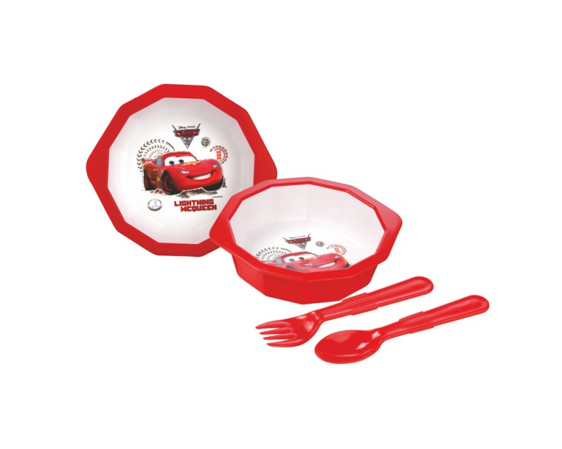 Disney Diamond Bowl (Bowl & Fork & Spoon)