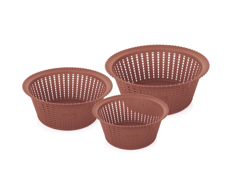 জালি দিয়ে বুনা ঝুড়ি 1, 2, 3 (3 Pcs সেট)