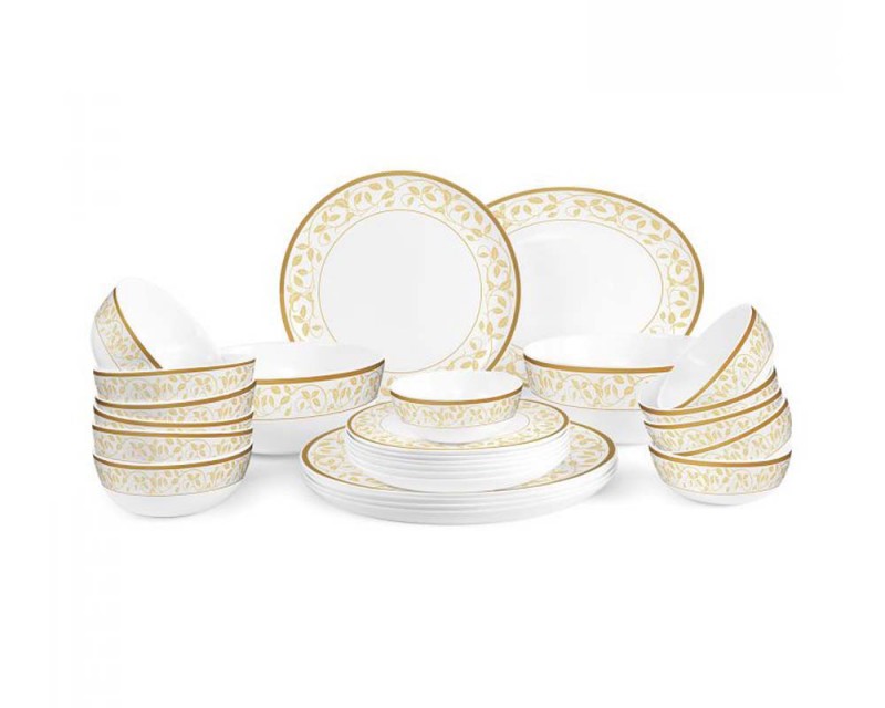Amber Gold Dinner Set