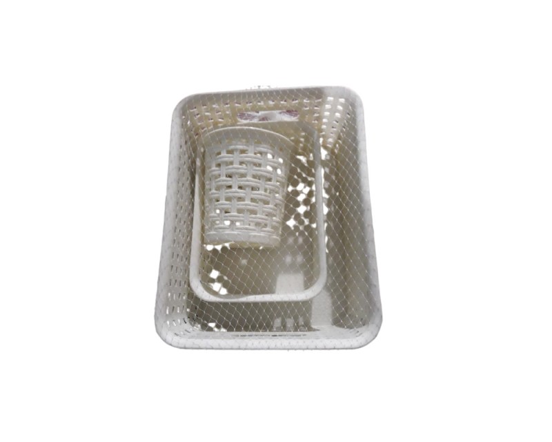 Cane Basket 3 Pcs Set