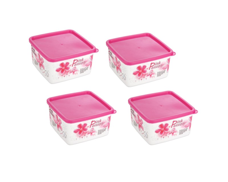 Fresia Container 0 (4 Pcs Set) Opaque Printed Deluxe