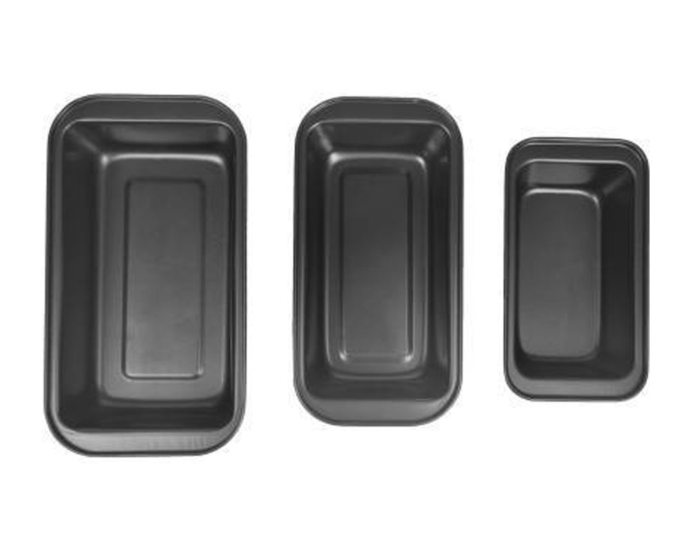 Non Stick Carbon Steel Baking Tray (Black) Bread Mould  (Pack of 1)